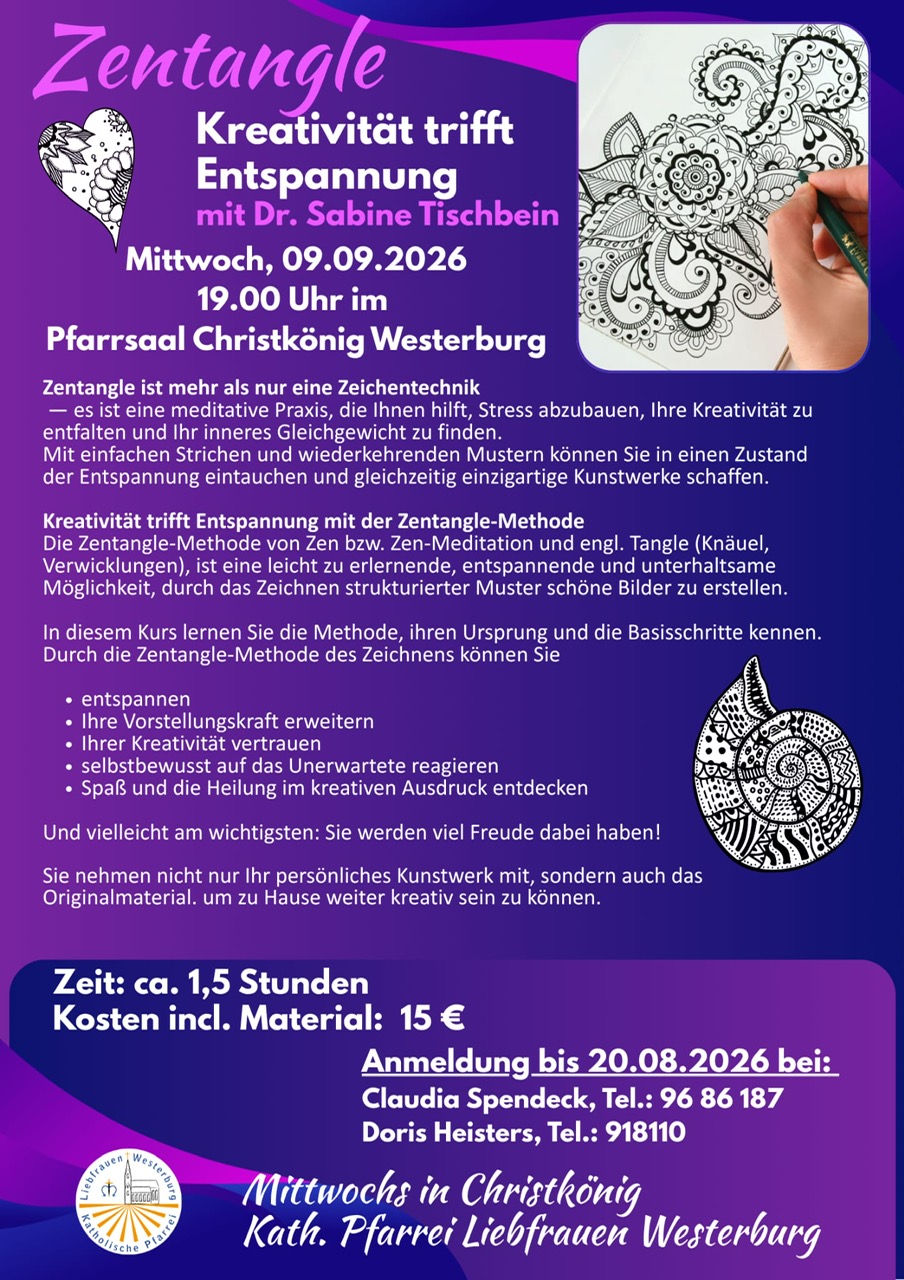 Zentangle christkonig